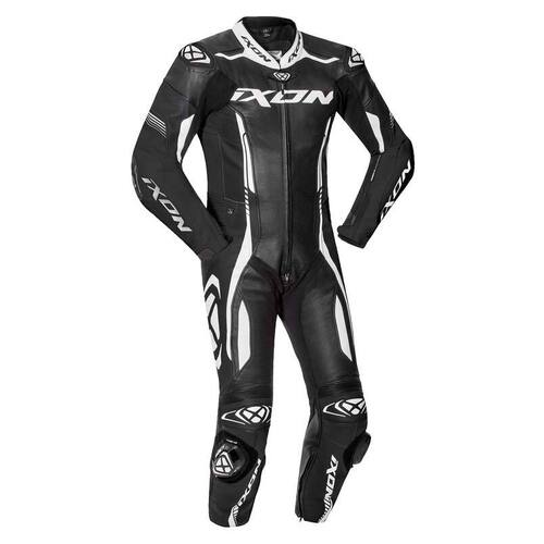 Ixon Vortex 2 Leather 1pc Suit - Black/White