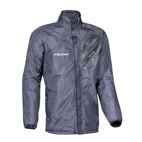 Ixon Stripe Rain Jacket - Navy