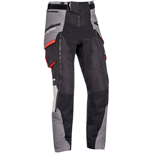 Ixon Ragnar Textile Pants - Black/Grey/Red