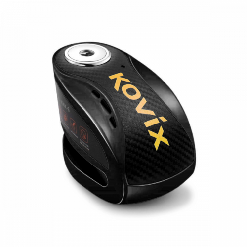 Kovix Alarm Disc Lock KNX-6 w/Reminder Cable - Black 