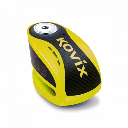Kovix Alarm Disc Lock KNX-6 w/Reminder Cable - Yellow 