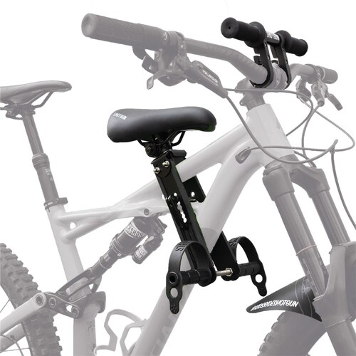 Kids Ride Shotgun Seat Handlebar Combo - Black