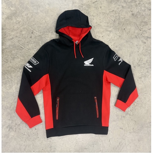 Honda Wing Hoodie - Black Red