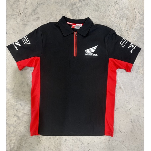 Honda Wing Polo - Black/Red