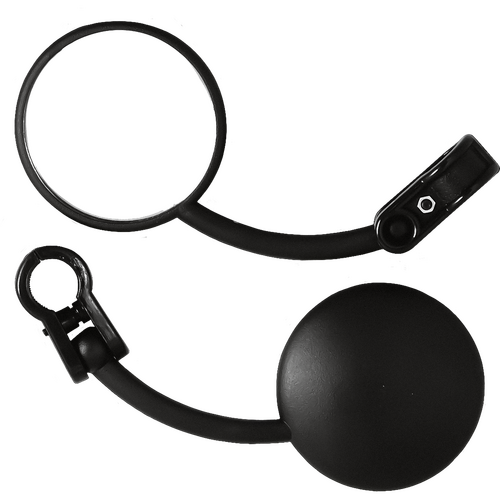 MCS Plastic Enduro Mirror - Black