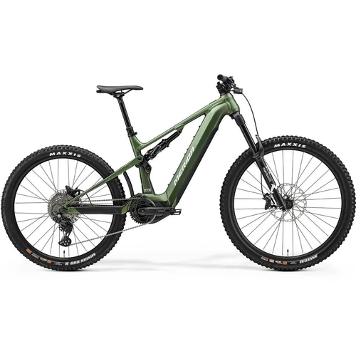 Merida eOne-Sixty 675 Electric Dual Suspension MTN Bike Green / White - Small