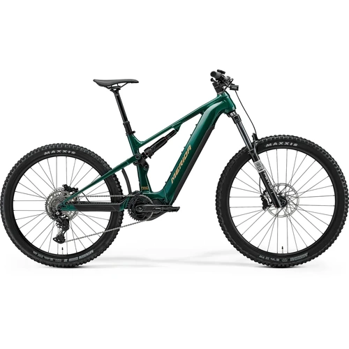 Merida eOne-Sixty 400 Electric Enduro Bike Forest Green / Light Earth - Medium