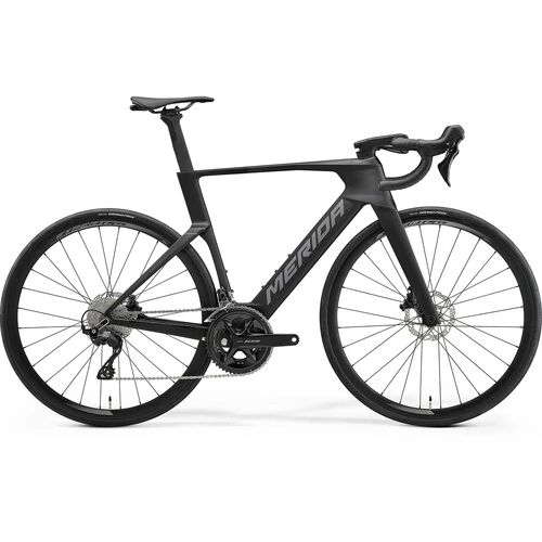 Merida Reacto 4000 Aero Road Bike Silk Black / Gunmetal Grey - Medium