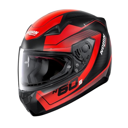 NOLAN N60-5 VELES 067 - MATT BLK/RED (SM)
