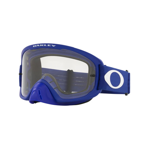 Oakley OFRAME 2.0 PRO Motorcycle Goggles Clear Hi Impact Lens - Moto Blue