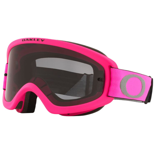 Oakley O-Frame 2.0 XS Pro Tuffblocks Goggles - Pink/Gunmetal with Dark Grey Lens