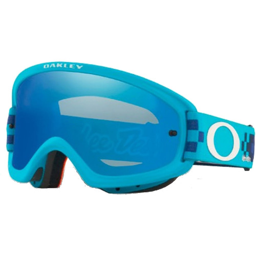 Oakley O-Frame 2.0 XS Pro TLD Goggles - Blue Checkerboard with Black Ice Iridium Lens