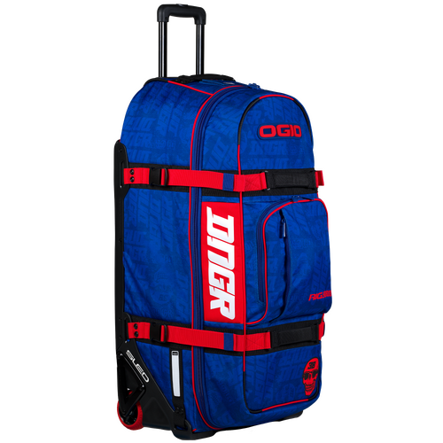 OGIO RIG 9800 DNGR GEAR BAG - BLUE/RED