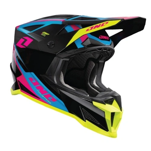 One Industries X-297 Tazer Helmet - Black/Neon Yellow