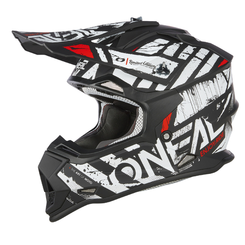 Oneal 2023 2SRS Glitch Helmet - Black/White