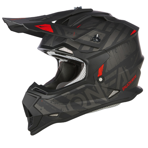 Oneal 2023 2SRS Glitch Helmet - Black/Grey