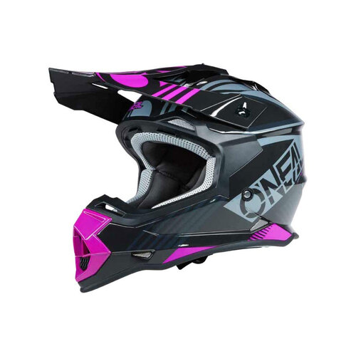 ONeal 2022 2 Series Rush V.22 Youth Helmet - Black/Pink