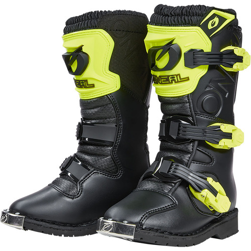 Oneal 2023 Youth Rider Pro Boots - Neon Yellow/Black