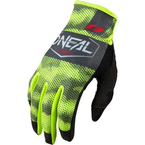 ONeal 2021 Mayhem Covert Adults Gloves - Charcoal/Neon Yellow