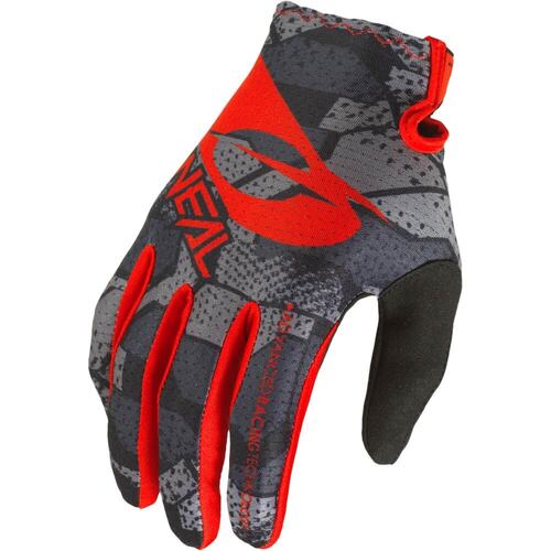 ONeal 2022 Matrix Camo V.22 Gloves - Black/Red
