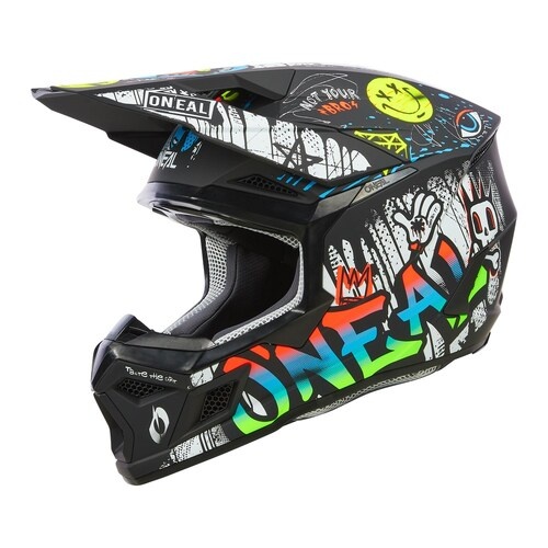 Oneal 2025 Youth 3 SRS Rancid Helmet - Multi