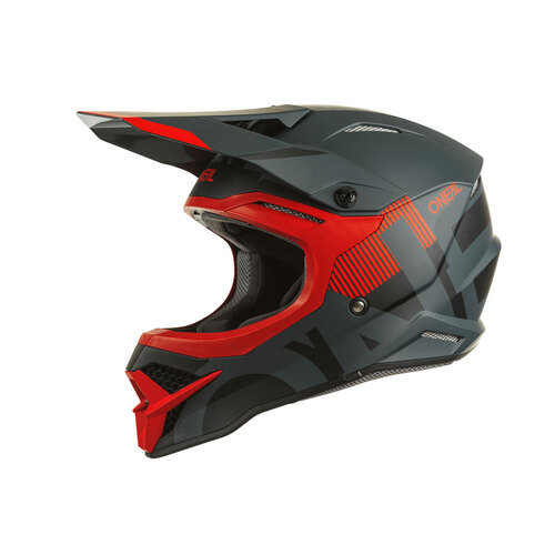 ONeal 2022 3 Series Vertical V.22 Adult Helmet - Black/Red