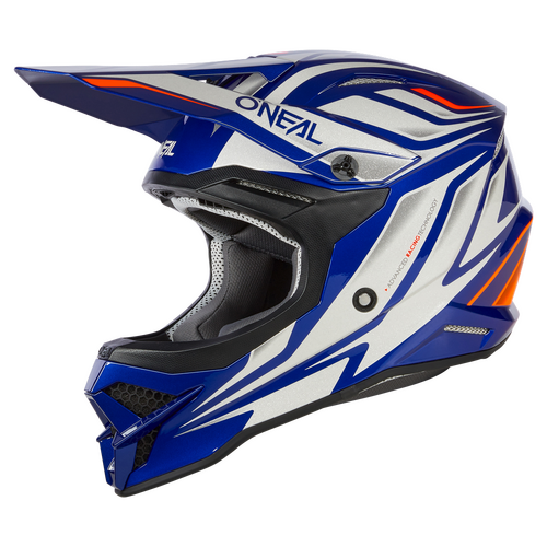Oneal 2023 3 SRS Vertical Helmet - Blue/White