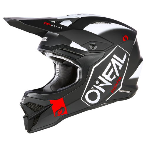 Oneal 2023 3 Series Hexx Helmet - Black/White