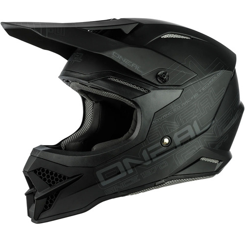 Oneal 2023 3 Series Solid Helmet - Flat Black