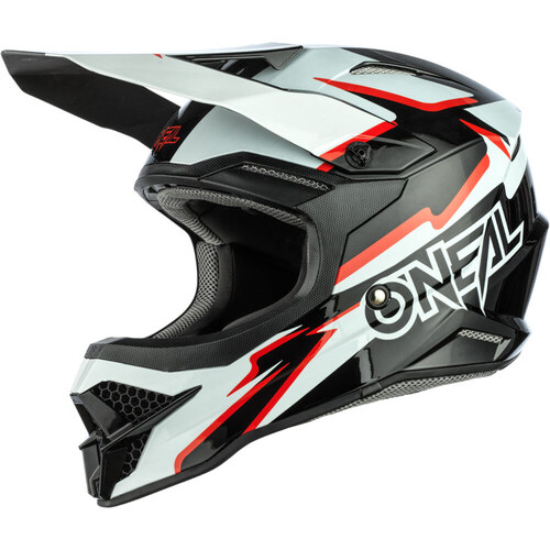 ONeal 2021 3 Series Ride Adults Helmet - Voltage Black/White Glossy
