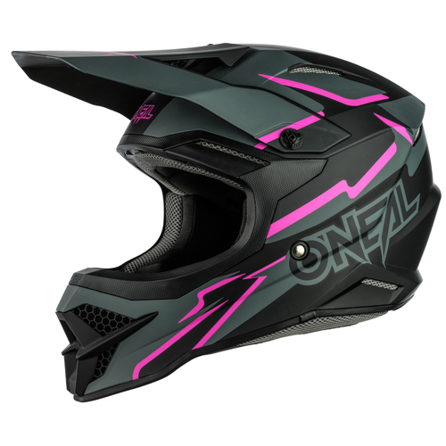 Oneal 2023 3 Series Voltage Helmet - Black/Pink
