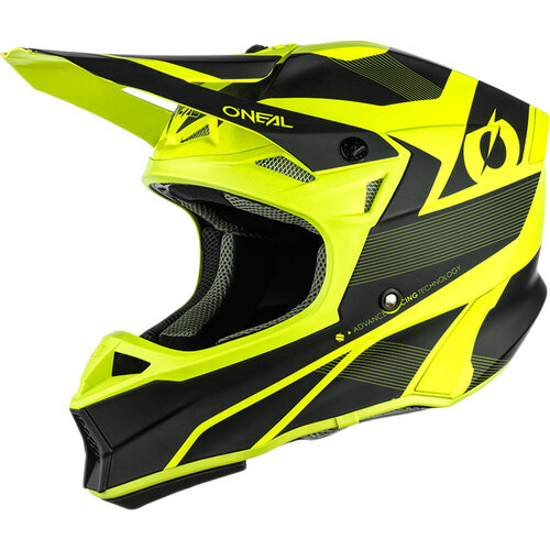 ONeal 2021 10 Series Compact Adults Helmet - Black/Neon Yellow Matt