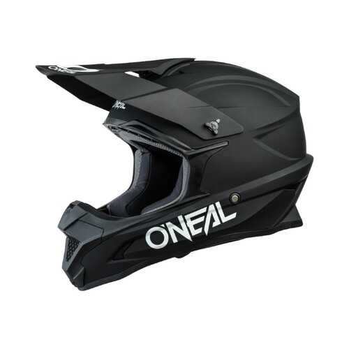 ONeal 2021 1 Series Solid Black Kids Helmet 