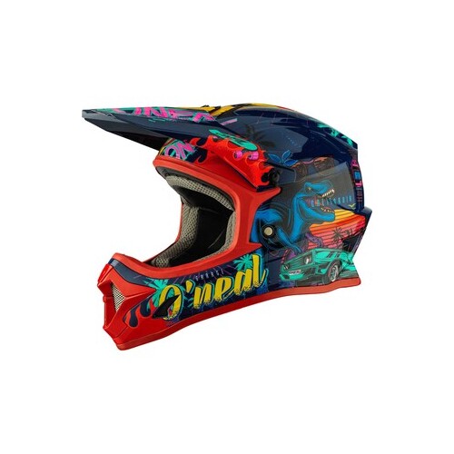 ONeal 2022 1 Series Rex Kids Helmet - Multi