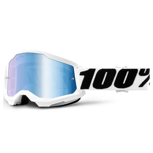 100% Strata 2 Everest Goggles - Blue Mirror Lens 