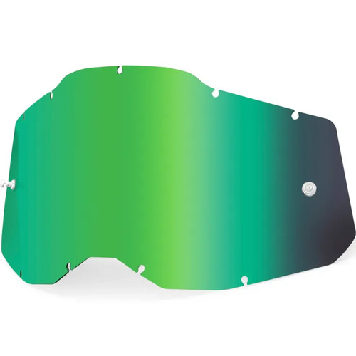 100% Accuri 2 & Strata 2 Youth Replacement Lens - Mirror Green 