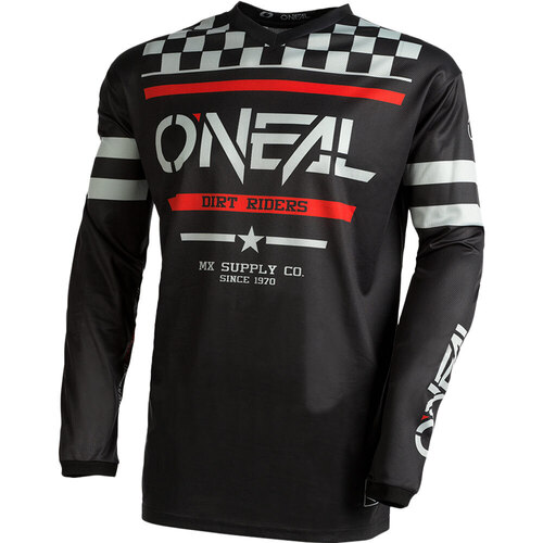 ONeal 2022 Element Squadron V.22 Youth Jersey - Black/Grey 