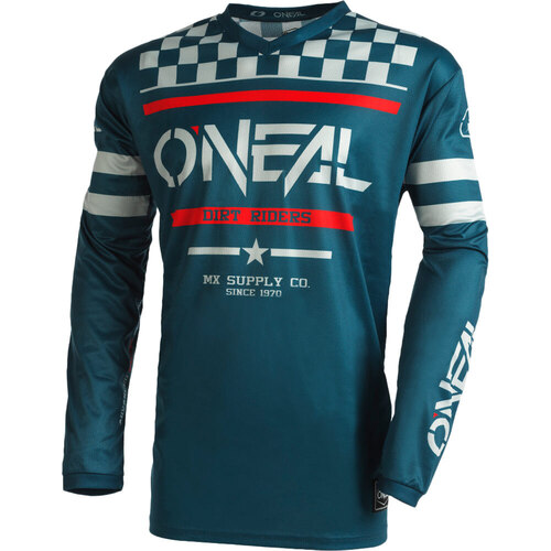 ONeal 2022 Element Squadron V.22 Jersey - Teal/Grey 