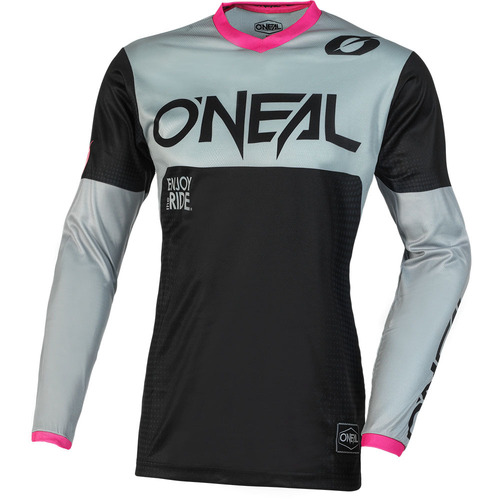 Oneal 2023 Girls Youth Element Racewear Jersey - Black/Pink