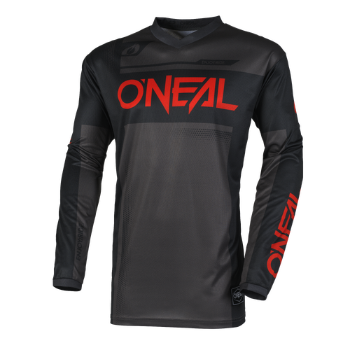 Oneal 2025 Youth Element Jersey Racewear - Black/Grey/Red
