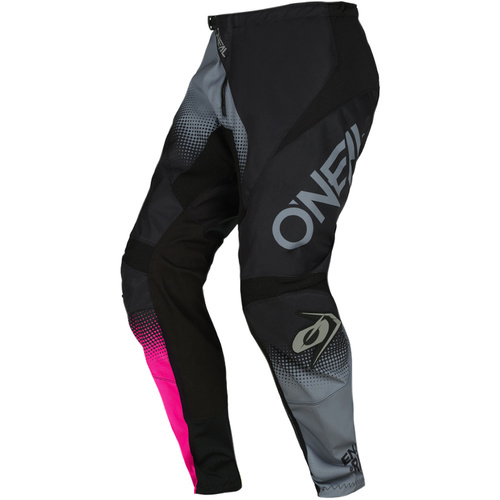 ONeal 2022 Element Racewear Womens Pants - Black/Grey/Pink