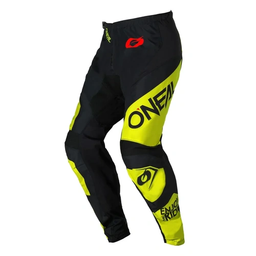 Oneal 2026 Element Racewear Pants - Black/Neon Yellow