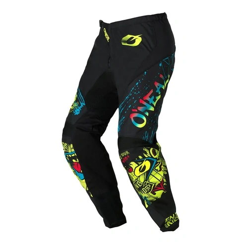 Oneal 2026 Element Rancid Youth Pants - Black/Neon Yellow