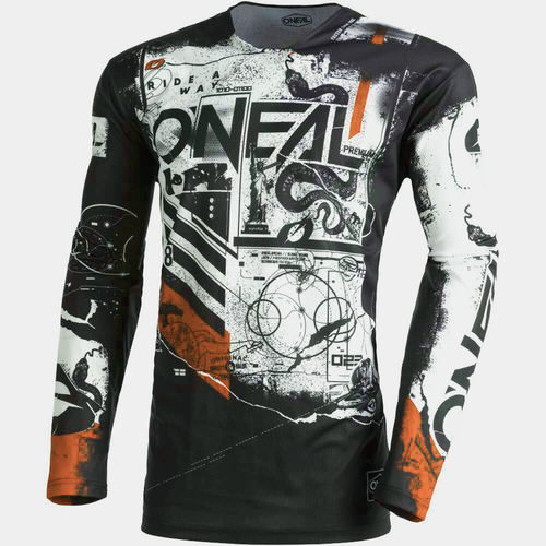ONeal 2022 Mayhem Scarz V.22 Jersey - Black/Grey