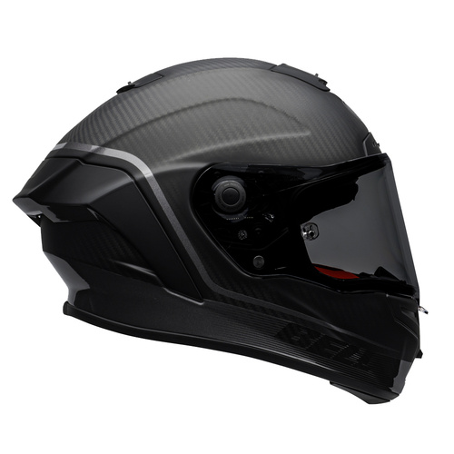 RaceStar DLX Velocity Matte Gloss Black Helmet
