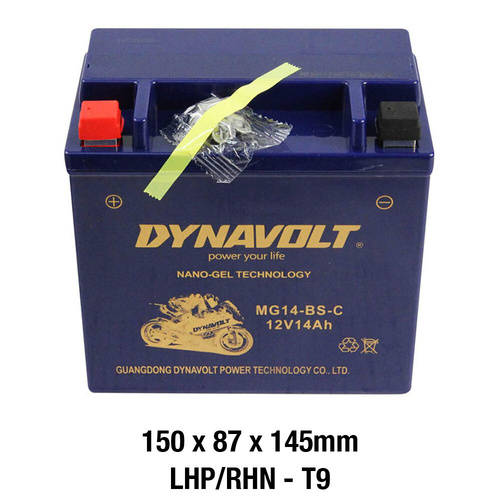 Battery, AGM FA Gel: 12Volt 14Ah