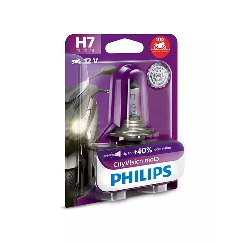 Philips H7 12v 55w City Vison Headlight Bulb 