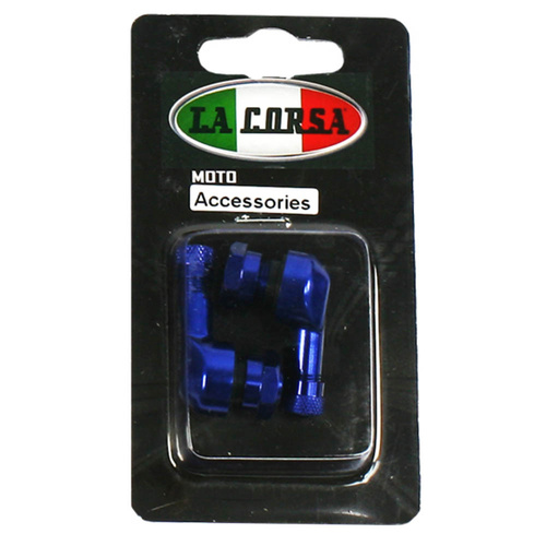 La Corsa Tubeless Valve Stem - Blue - 11.3MM (PAIR)