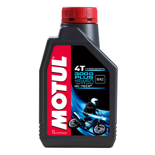 Motul 3000 Plus 15W50 4 Stroke Oil