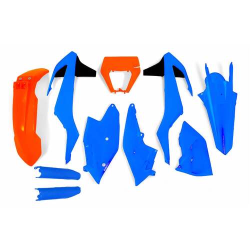 Rtech KTM Troy Lee Designs Blue/Orange Limited Edition Plastic Kit